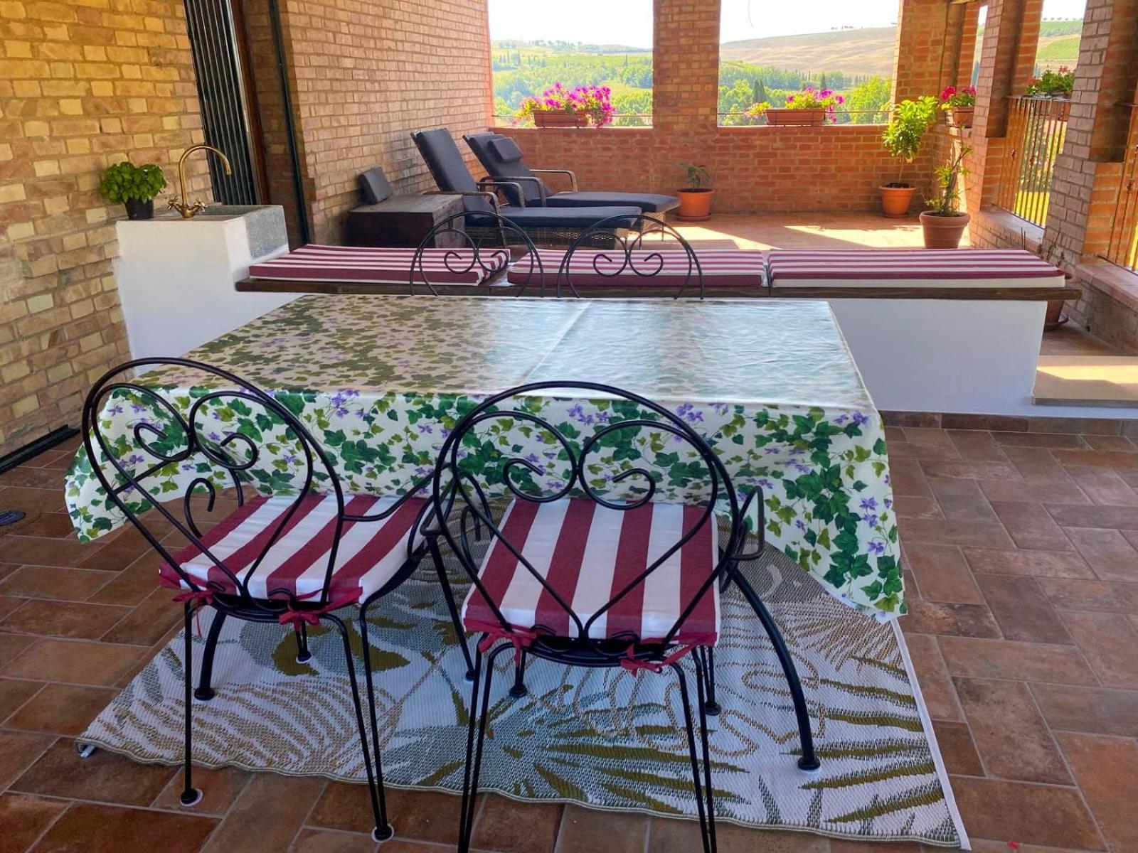 Gasthaus I Due Cipressi Torrenieri Zimmer foto